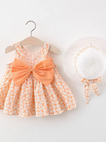 Summer Baby Girls Beach Princess Dress