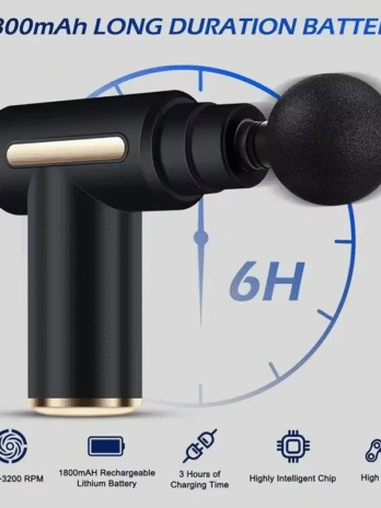 Mini Fascia Gun Sports Professional Wireless Massage Gun Muscle Relaxation