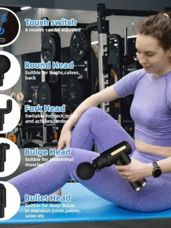 Mini Fascia Gun Sports Professional Wireless Massage Gun Muscle Relaxation